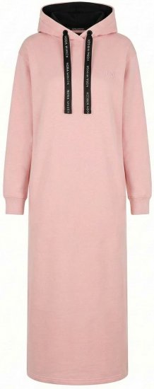 Nora Mikken MARTINA Maxi Hoodie Dress Peach Whip - DÁMSKE OBLEČENIE XS-XXL - 