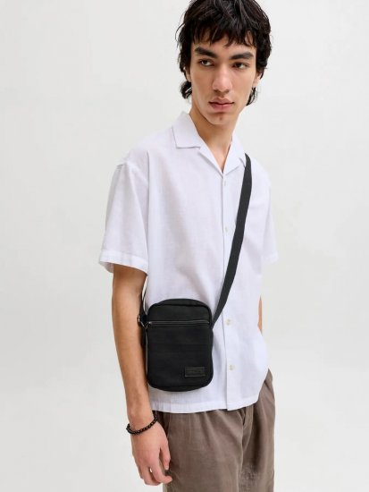 Jack & Jones Pascal Taška cez rameno Čierna - Tašky - 