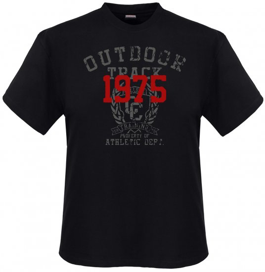 Adamo Outdoor track Comfort fit T-shirt Black - Tričká - Nadrozmerné tričká - 2XL-14XL