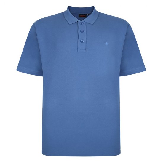 Espionage P074C Polokošeľa s Krátkym Rukávom Nevädzovo Modrá - Polokošele - Polokošele 2XL-8XL