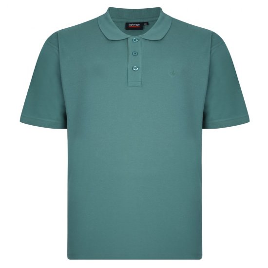 Espionage P074C Polokošeľa s Krátkym Rukávom Smreková Zelená - Polokošele - Polokošele 2XL-8XL