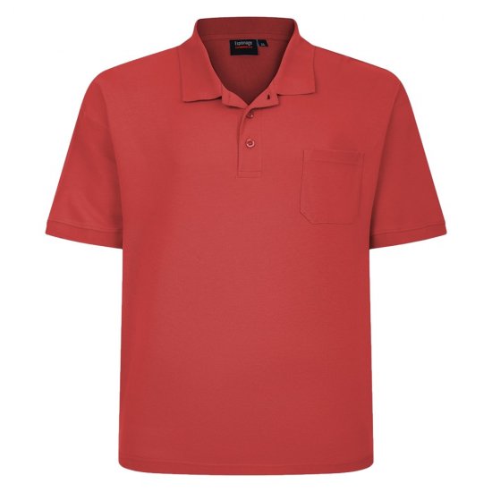 Espionage P074C Polokošeľa s Krátkym Rukávom Pálená Oranžová - Polokošele - Polokošele 2XL-8XL