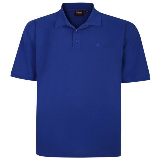Espionage P074C Polokošeľa s Krátkym Rukávom Kráľovská Modrá - Polokošele - Polokošele 2XL-8XL