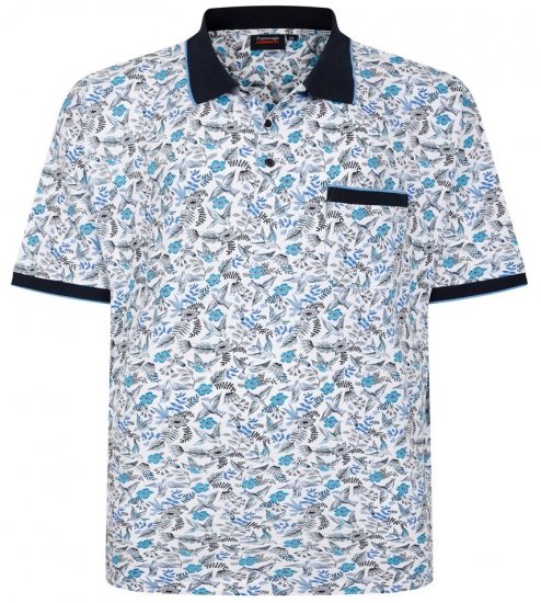 Espionage P224 polokošeľa s vtáčím vzorom - Polokošele - Polokošele 2XL-8XL