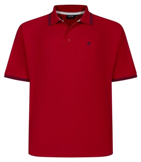 Espionage P232 Piké polokošeľa červená/námornícka modrá - Polokošele - Polokošele 2XL-8XL