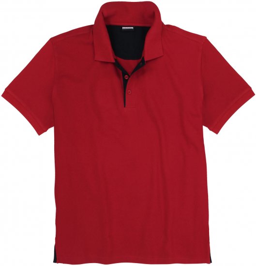 Adamo Pablo Comfort fit Polo Shirt Red - Polokošele - Polokošele 2XL-8XL