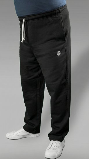 20 Nodi Ponente Long Leg Sports Pants in Combed Fleece Cotton Black - Tepláky & teplákové kraťasy - Tepláky & Teplákové kraťasy - 2XL-12XL