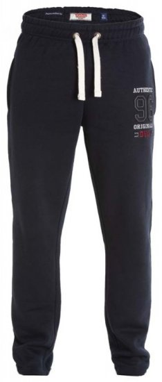 D555 Portland Sweatpants Navy - Tepláky & teplákové kraťasy - Tepláky & Teplákové kraťasy - 2XL-12XL
