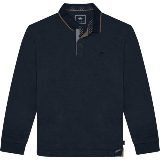 Double Outfitters PS-3098 Polo Shirt Print Navy - Polokošele - Polokošele 2XL-8XL