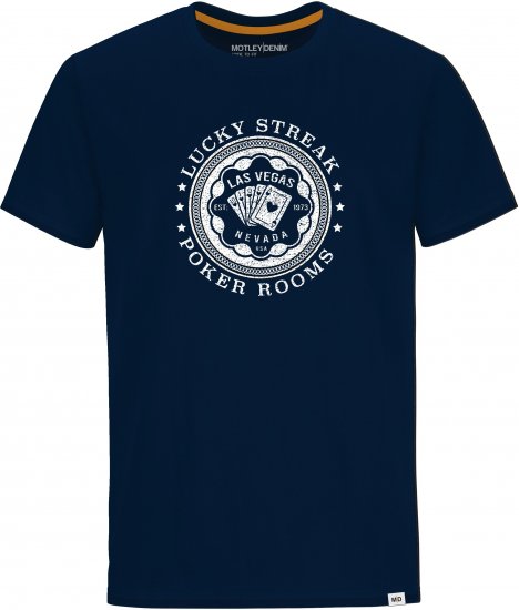 Motley Denim QUEENS T-shirt Navy - Tričká - Nadrozmerné tričká - 2XL-14XL