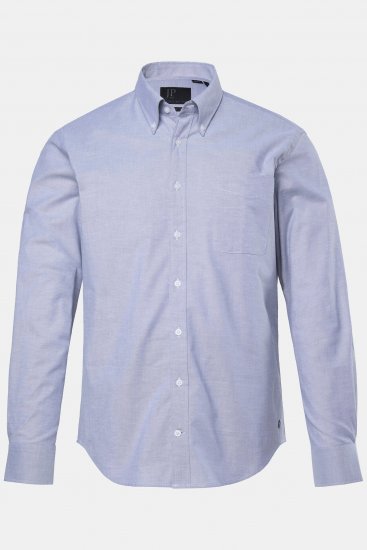 JP1880 Oxford Shirt Flexnamic Long Sleeve Grey - Košele - Košele 2XL-10XL
