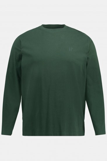 JP1880 Long Sleeve OEKO-TEX T-shirt Green - Tričká - Nadrozmerné tričká - 2XL-14XL