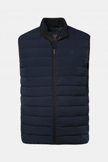 JP1880 Quilted Vest Techno Down Padding Navy - Bundy - Bundy Nadmerné Veľkosti 2XL-8XL