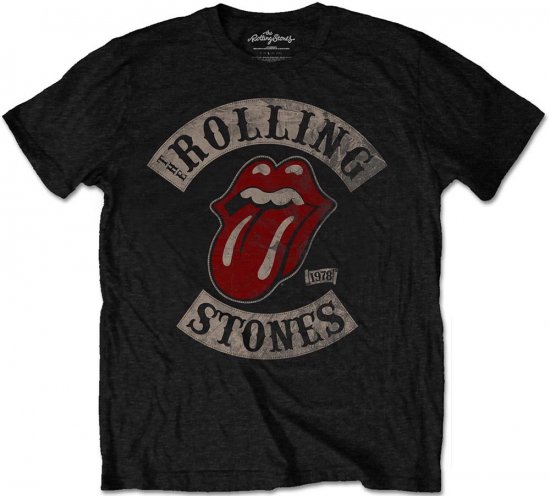 Rolling Stones 1978 Tour T-shirt Black - Tričká - Nadrozmerné tričká - 2XL-14XL