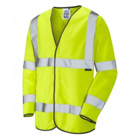 Leo Shirwell Ecoviz Sleeved Waistcoat Hi-Vis Yellow - Pracovné odevy - Pracovné Odevy 3XL-6XL