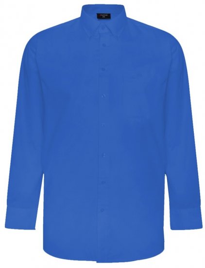 Espionage SH150 modrá košeľa s dlhým rukávom - Košele - Košele 2XL-10XL