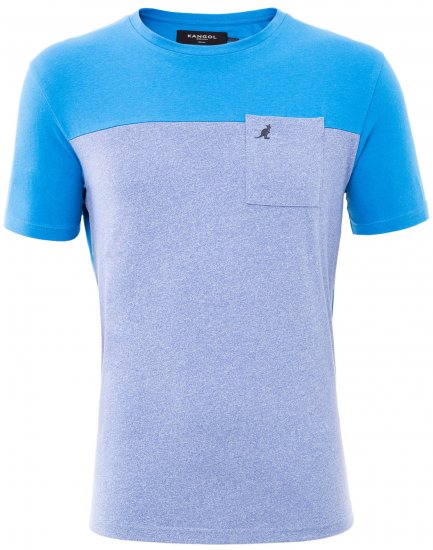 Kangol Sherwin T-shirt Blue - Tričká - Nadrozmerné tričká - 2XL-14XL
