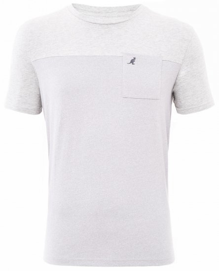 Kangol Sherwin T-shirt Grey - Tričká - Nadrozmerné tričká - 2XL-14XL