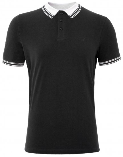 Kangol Shipley Polo Black - Polokošele - Polokošele 2XL-8XL