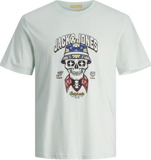 Jack & Jones JORCOCONUT T-shirt Skylight - Tričká - Nadrozmerné tričká - 2XL-14XL