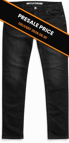 Motley Denim Soho 5-Pocket Jeans Black - Džínsy & nohavice - Džínsy a Nohavice - W40-W70