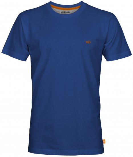 Motley Denim Stockholm T-shirt Royal Blue - Tričká - Nadrozmerné tričká - 2XL-14XL