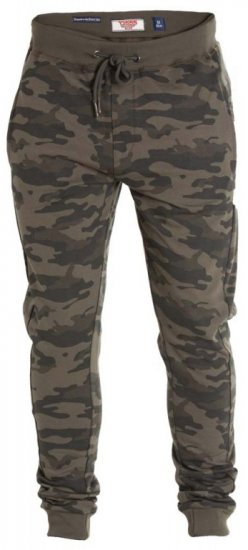 D555 Sutton Sweatpants Camo - Tepláky & teplákové kraťasy - Tepláky & Teplákové kraťasy - 2XL-12XL