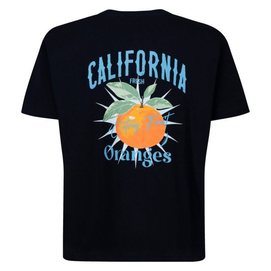 Espionage T449 California Oranges Tričko s potlačou námornícka modrá - Tričká - Nadrozmerné tričká - 2XL-14XL
