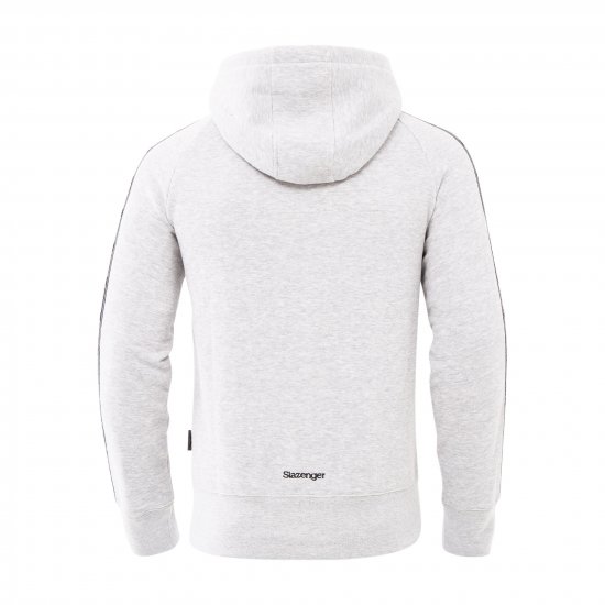 Slazenger Tommy Hoodie Grey - Mikiny & mikiny bez kapucne - Mikiny & Mikiny s Kapucňou 2XL-12XL