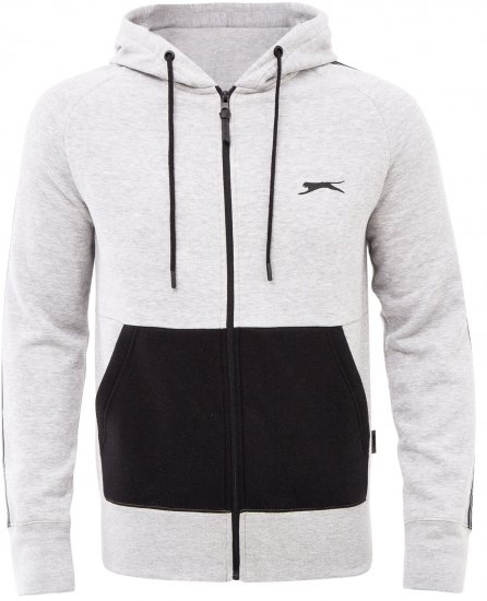 Slazenger Tommy Hoodie Grey - Mikiny & mikiny bez kapucne - Mikiny & Mikiny s Kapucňou 2XL-12XL