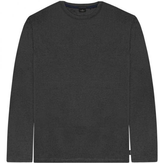 Double Outfitters TS-9170 Long Sleeve T-Shirt Anthracite - Tričká - Nadrozmerné tričká - 2XL-14XL