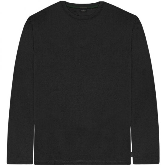 Double Outfitters TS-9170 Long Sleeve T-Shirt Black - Tričká - Nadrozmerné tričká - 2XL-14XL