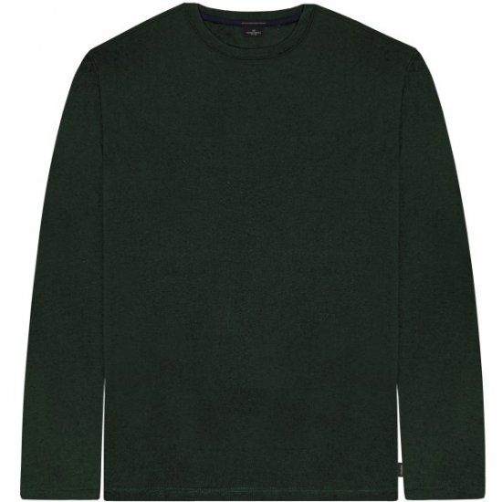 Double Outfitters TS-9170 Long Sleeve T-Shirt Forest Green - Tričká - Nadrozmerné tričká - 2XL-14XL