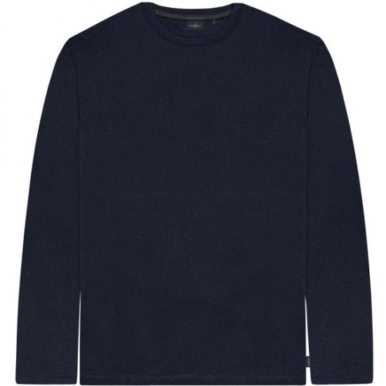 Double Outfitters TS-9170 Long Sleeve T-Shirt Navy - Tričká - Nadrozmerné tričká - 2XL-14XL