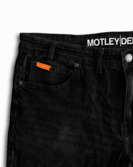 Motley Denim Soho 5-Pocket Jeans Black - Džínsy & nohavice - Džínsy a Nohavice - W40-W70