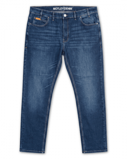 Motley Denim Soho 5-Pocket Jeans Mid Wash - Džínsy & nohavice - Džínsy a Nohavice - W40-W70