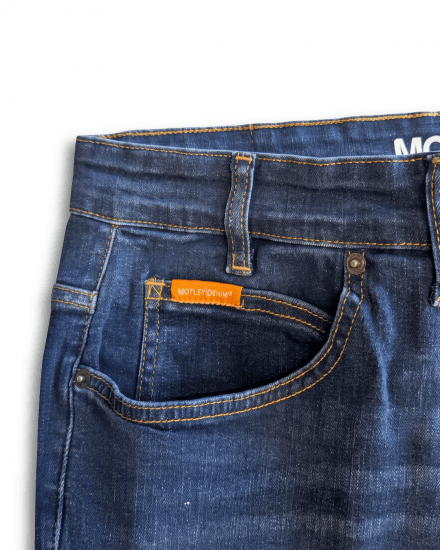 Motley Denim Soho 5-Pocket Jeans Mid Wash - Džínsy & nohavice - Džínsy a Nohavice - W40-W70
