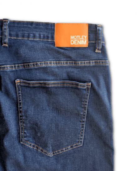 Motley Denim Soho 5-Pocket Jeans Mid Wash - Džínsy & nohavice - Džínsy a Nohavice - W40-W70