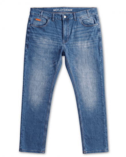 Motley Denim Soho 5-Pocket Jeans Blue Wash - Džínsy & nohavice - Džínsy a Nohavice - W40-W70