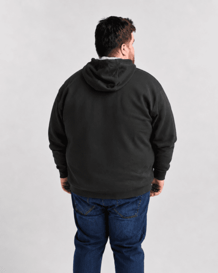 Motley Denim Copenhagen Hoodie Charcoal - Mikiny & mikiny bez kapucne - Mikiny & Mikiny s Kapucňou 2XL-12XL