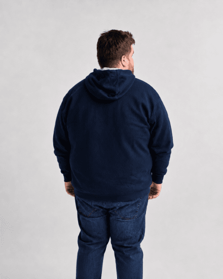 Motley Denim Copenhagen Hoodie Navy - Mikiny & mikiny bez kapucne - Mikiny & Mikiny s Kapucňou 2XL-12XL