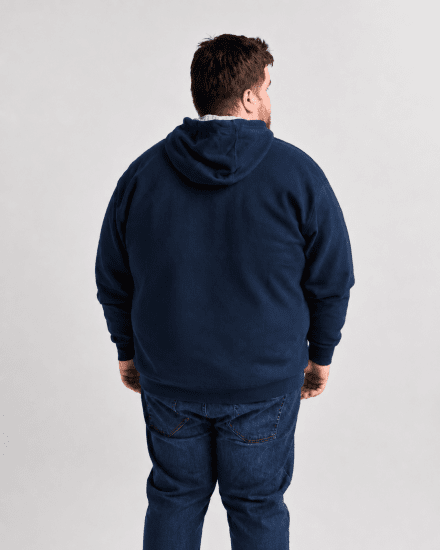Motley Denim Copenhagen Hoodie Dark Indigo - Mikiny & mikiny bez kapucne - Mikiny & Mikiny s Kapucňou 2XL-12XL