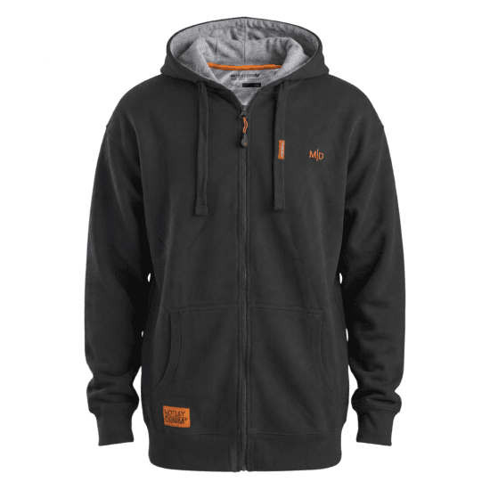 Motley Denim Copenhagen Hoodie Charcoal - Mikiny & mikiny bez kapucne - Mikiny & Mikiny s Kapucňou 2XL-12XL