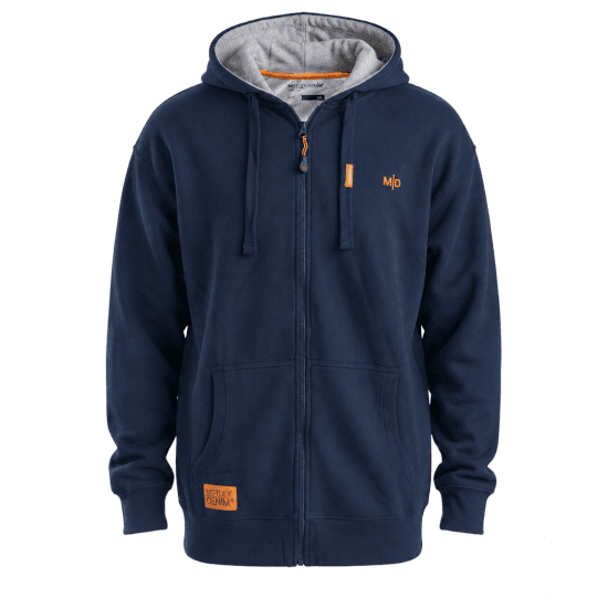 Motley Denim Copenhagen Hoodie Dark Indigo - Mikiny & mikiny bez kapucne - Mikiny & Mikiny s Kapucňou 2XL-12XL