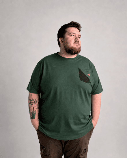 Motley Denim Milan Tričko Pretekárska zelená - Tričká - Nadrozmerné tričká - 2XL-14XL