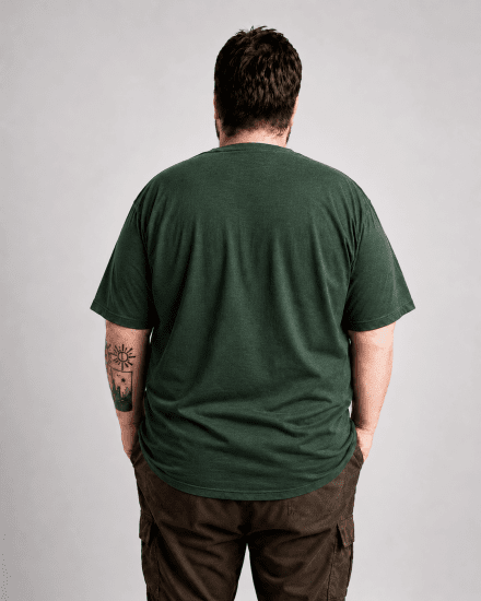 Motley Denim Milan Tričko Pretekárska zelená - Tričká - Nadrozmerné tričká - 2XL-14XL