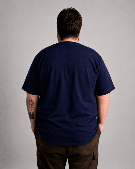 Motley Denim Milan Tričko Tmavomodrá - Tričká - Nadrozmerné tričká - 2XL-14XL