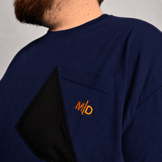 Motley Denim Milan Tričko Tmavomodrá - Tričká - Nadrozmerné tričká - 2XL-14XL