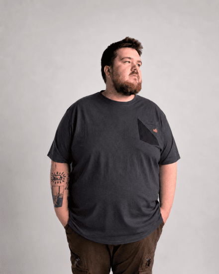 Motley Denim Milan Tričko Antracitová - Tričká - Nadrozmerné tričká - 2XL-14XL
