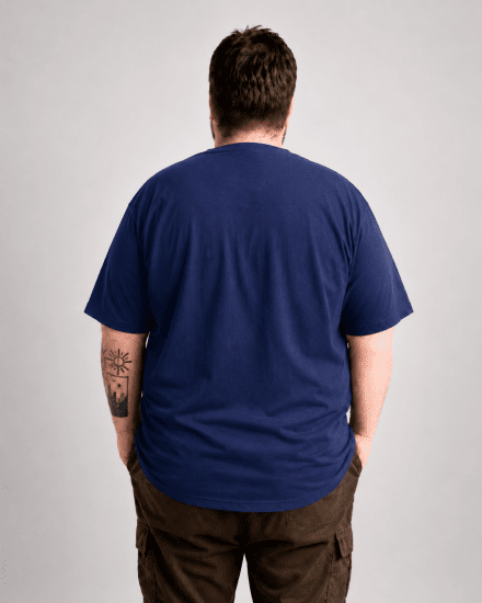 Motley Denim Milan Tričko Tmavé indigo - Tričká - Nadrozmerné tričká - 2XL-14XL